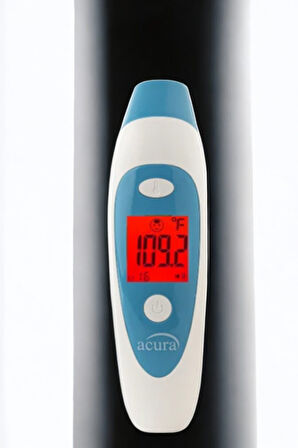 AC-9280 Kulaktan Ateş Ölçer, Alından Ateş Ölçer, Çantalı, 3 Renk Ekran, Yüksek Hassasiyet