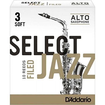 Rico Jazz Select RSF10ASX3S Alto Saksafon Kamışı No:3 Soft