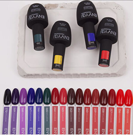 Envy Kalıcı Oje Exclusive Koyu Kırmızı 10gr No:257