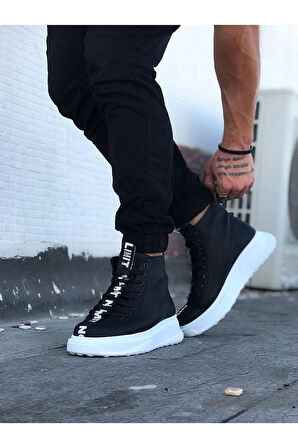 Arda  Wagoon WG03 Siyah Casual Erkek Yarım Bilek Bot