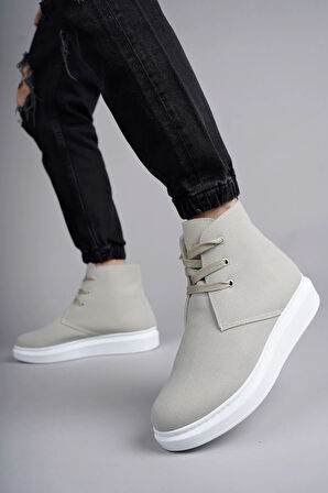 Arda  SLW207 Oslo Bağcıklı Süet Erkek Günlük Spor Bot BT Gri