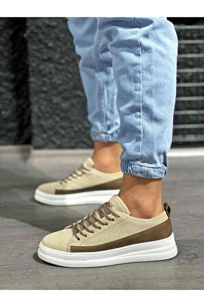Knack Sneakers Ayakkabı 010 Vizon Süet