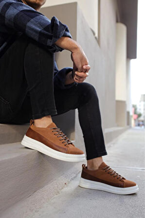 Knack Sneakers Ayakkabı 010 Taba Süet