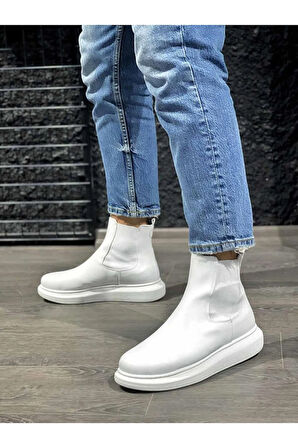 Arda  Knack Yüksek Taban Ayakkabı 111 Beyaz