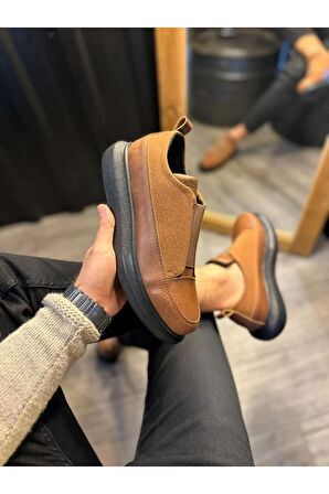 Knack Sneakers Ayakkabı 911 Taba (SİYAH TABAN)
