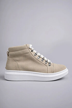 Arda  SLW206 Ottawa Bağcıklı Süet Erkek Günlük Spor Bot BT Krem