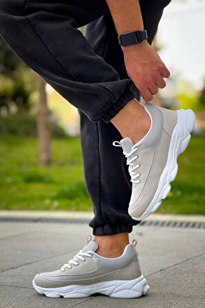 Arda  KB-707  Kuback Taş Süet Yüksek Taban Bağcıklı Günlük Erkek Ayakkabı