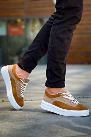 Arda  KB-005 Kuback Vizon Taba Süet Bağcıklı  Günlük Erkek  Ayakkabı