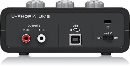 Behringer UM2 XENYX Mic Preamplifikatörlü Audiophile 2x2 USB Ses Arabirimi