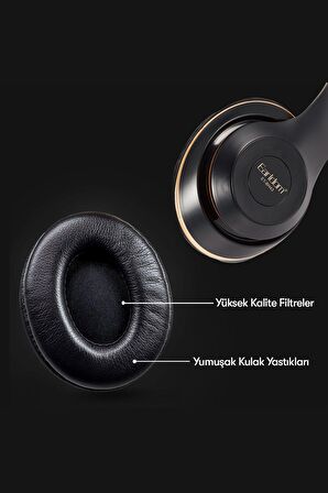 BH43 Katlanabilir 6 Saat Konuşma ve Müzik Fuchsia Kafaüstü Bluetooth Kulaklık
