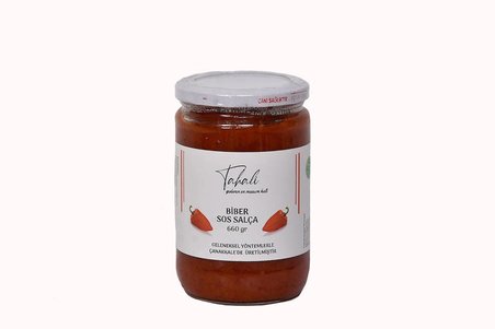 Tahali Çanakkale Biber Sos Salça 660 gr - Geleneksel kaynatma usulü