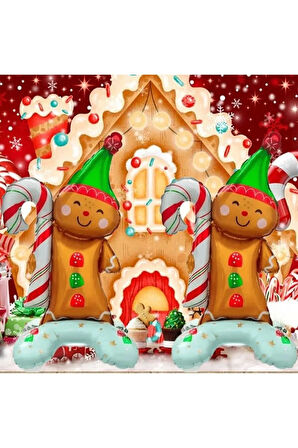 YILBAŞI FİĞÜRLÜ NOEL TEMALI FOLYO BALONLAR