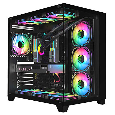 Xaser Sword X52 Ryzen 7 5700X 32GB Ram 1TB M.2 NVMe SSD 8GB RTX5060 Sıvı Soğutmalı 27" 180Hz Performans Masaüstü Oyuncu Bilgisayarı