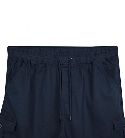 Kargo Cepli Büyük Beden Likralı Jogger Pantolon