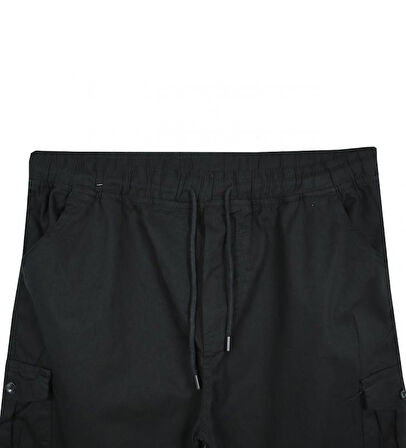 Kargo Cepli Büyük Beden Likralı Jogger Pantolon