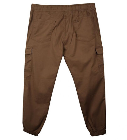 Kargo Cepli Büyük Beden Likralı Jogger Pantolon