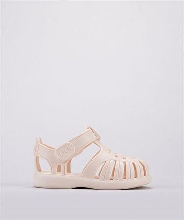 S10271 Tobby Solid İgor Marka Unisex Çocuk Sandalet Krem