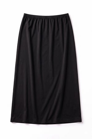 Öts Kadın Uzun Astar Jüpon Kombinezon, İnce Bel Lastikli (%95 Mikro Polyester - %5 Elastan)