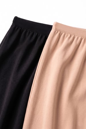 Öts Kadın Uzun Astar Jüpon Kombinezon, İnce Bel Lastikli (%95 Mikro Polyester - %5 Elastan)