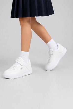 Monaco Hafif Ve Konforlu Unisex Casual Çocuk Spor Ayakkabı - Beyaz