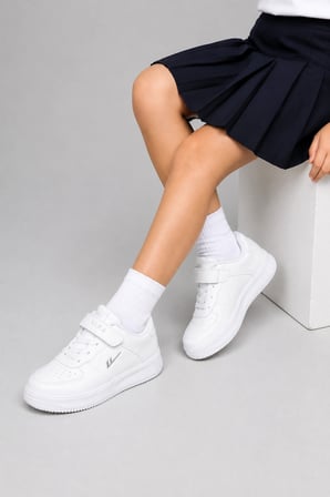 Monaco Hafif Ve Konforlu Unisex Casual Çocuk Spor Ayakkabı - Beyaz