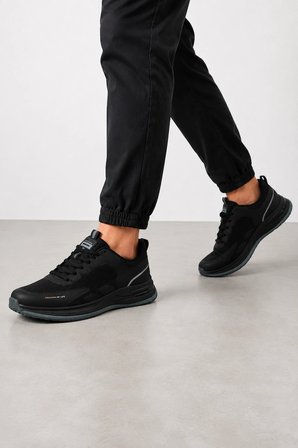 Vandetta Erkek Günlük Spor Ayakkabı Sneaker – Hafif, Esnek Tabanlı ve Rahat Model Siyah
