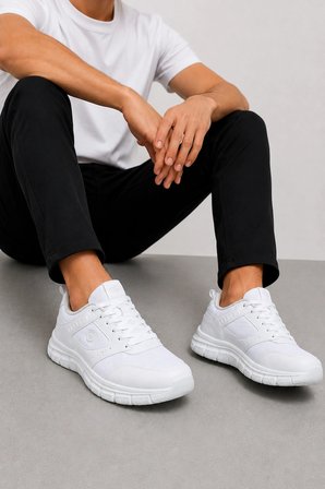 Core Erkek Klasik Spor Ayakkabı – Hafif ve Konforlu Günlük Yürüyüş Sneaker Beyaz
