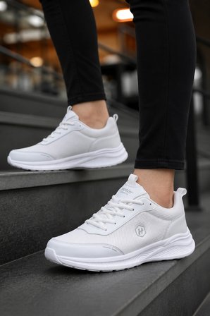 Nova Air Erkek Günlük Yürüyüş ve Spor Ayakkabı Hafif Sneaker - Beyaz