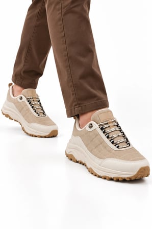 Mare Unisex Outdoor İçi Yünlü Kauçuk Taban Ayakkabı - Bej