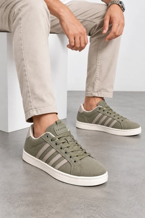 Torto Erkek Bağcıklı Casual Günlük Ayakkabı - Haki