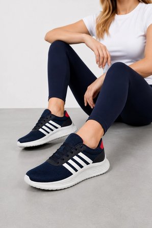 Lola Hafif Taban Gün Boyu Konfor Sunan Unisex Sneaker - Lacivert-Gri