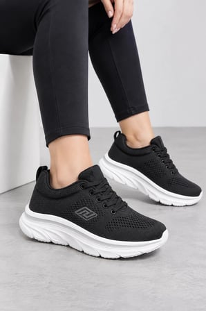 Strata Kadın Günlük Sneaker Spor Ayakkabı - Siyah