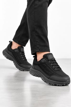 Mare Unisex Outdoor İçi Yünlü Kauçuk Taban Ayakkabı - Siyah