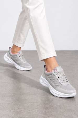 Sprint Kadın Günlük Sneaker Spor Ayakkabı - Gri