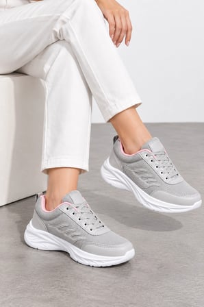 Sprint Kadın Günlük Sneaker Spor Ayakkabı - Gri