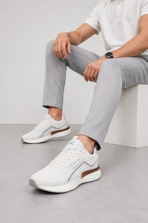 Vanguard Erkek Günlük Spor Ayakkabı – Hafif ve Konforlu Sneaker - Beyaz