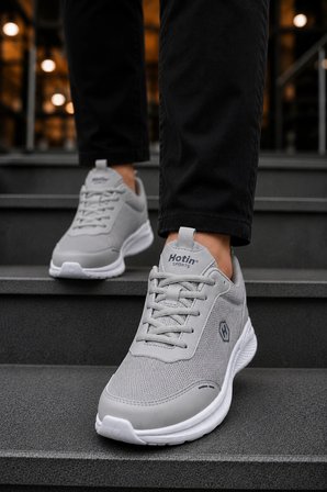 Nova Air Erkek Günlük Yürüyüş ve Spor Ayakkabı Hafif Sneaker - Gri