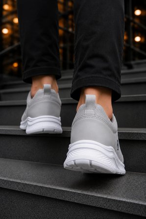 Nova Air Erkek Günlük Yürüyüş ve Spor Ayakkabı Hafif Sneaker - Gri