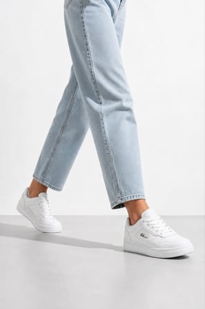 Mavro Kadın Deri Spor Ayakkabı – Şık ve Rahat Günlük Sneaker - Beyaz