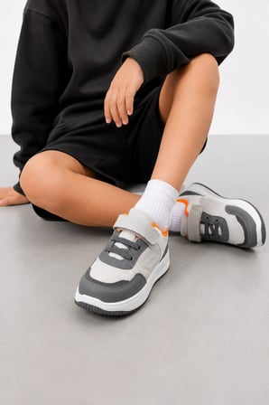 Synapse Çocuk Spor Ayakkabı – Hafif ve Rahat Günlük Sneaker - Gri