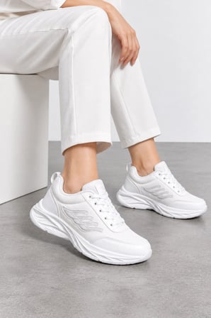 Sprint Kadın Günlük Sneaker Spor Ayakkabı - Beyaz