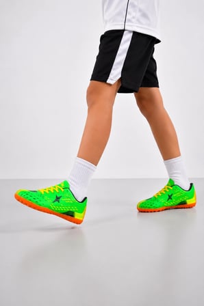 DKN473 Halı Saha Kramponu – Bağcıklı Hafif ve Rahat Futbol Ayakkabısı - Neon Yeşili