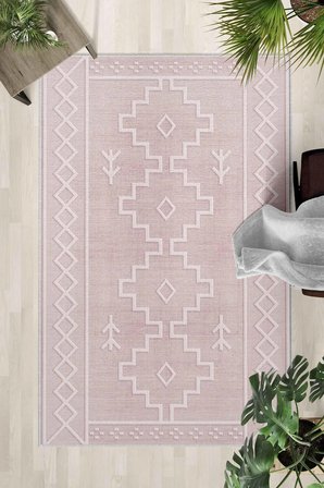 Kaymaz Taban Yıkanabilir Halı – Mutfak, Salon, Yatak Odası için Modern Dijital Baskı Halı (SLNHAL110