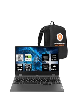 LOQ 15IRX10 i7 13650HX 96GB 256GB SSD RTX5070/8GB 115W 15.6" FHD 144Hz FDOS Gaming Laptop