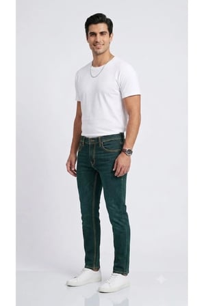 512™ Slim Taper likralı esnek Jean Biologia Adv-0000 Lacivert / 31/32