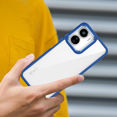 Fuchsia Vivo Y16 Kılıf Flora Kapak