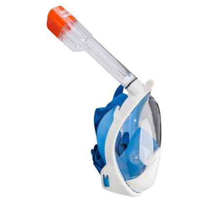 061908-08W Madwave  Full Face Azure L-Xl Snorkelling Sets Bone Beyaz