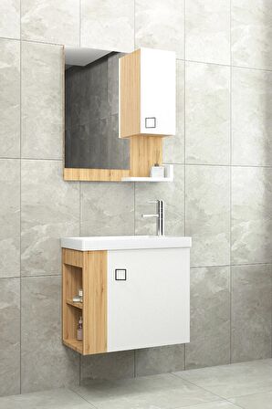 Poly 60 cm Banyo Dolabı