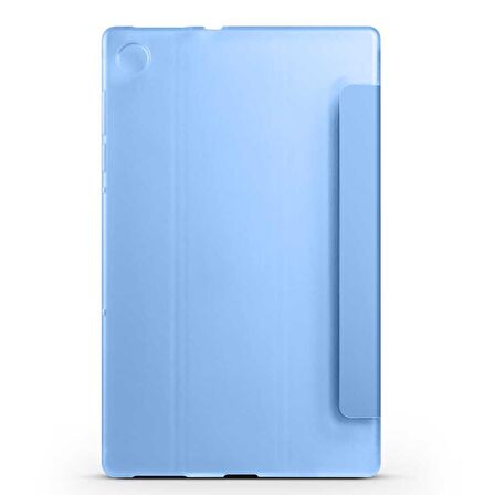 Fuchsia Galaxy Tab A8 10.5 SM-X200 (2021) Uyumlu Kılıf Smart Cover Standlı Akıllı 1-1 Tablet Kılıfı