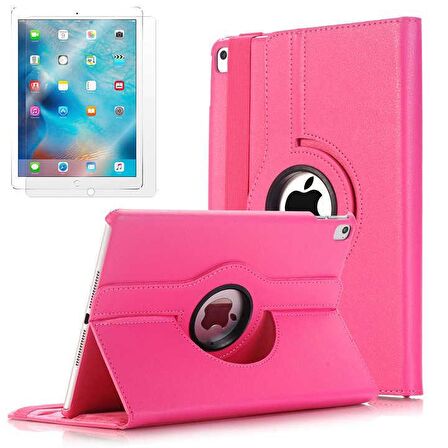 Apple iPad 9.7 2017 Fuchsia Dönebilen Standlı Kılıf